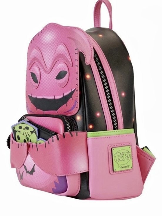 Loungefly Handbags - Loungefly NYCC 2023 Exclusive Oogie Boogie Neon Cosplay Glow in the Dark Backpac